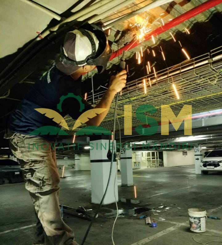 Penggantian Besi WF Basement La Piazza